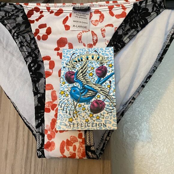 Copied - NWT Sinful by Affliction Rosemary leopard bottom - Picture 4 of 4